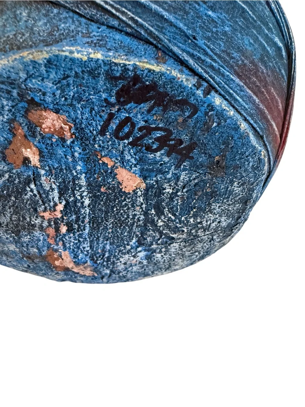Blue Multicolor Decorative Ceramic Vase by